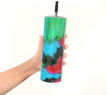 Load image into Gallery viewer, Magenta Tide Stainless Steel Tumbler
