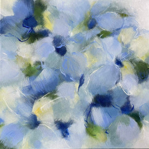 Misty Blue l 16 x 16 ins